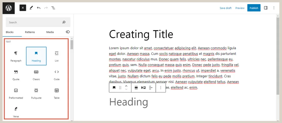 how to use block editor gutenberg