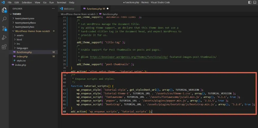 creating function file