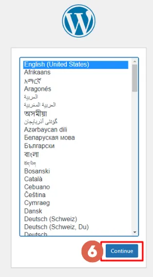 Cara Install WordPress pada XAMPP Localhost 13 Cara Install WordPress pada XAMPP Localhost - bahasa wordpress