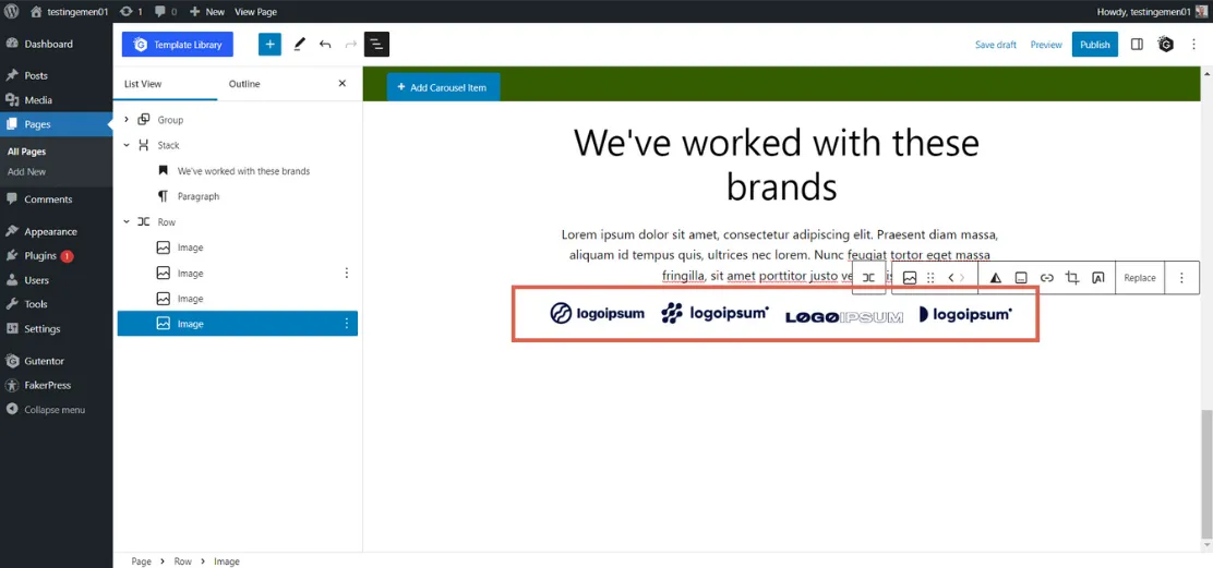Gutenberg WordPress (Part 6): How to Create Client Logo Section 14 how to create client logo section using gutenberg wordpress