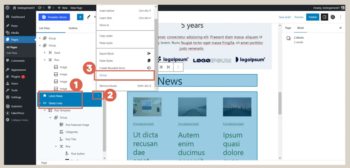 Gutenberg WordPress (Part 7): Create Post List on Homepage 16 how to create post list on homepage using gutenberg