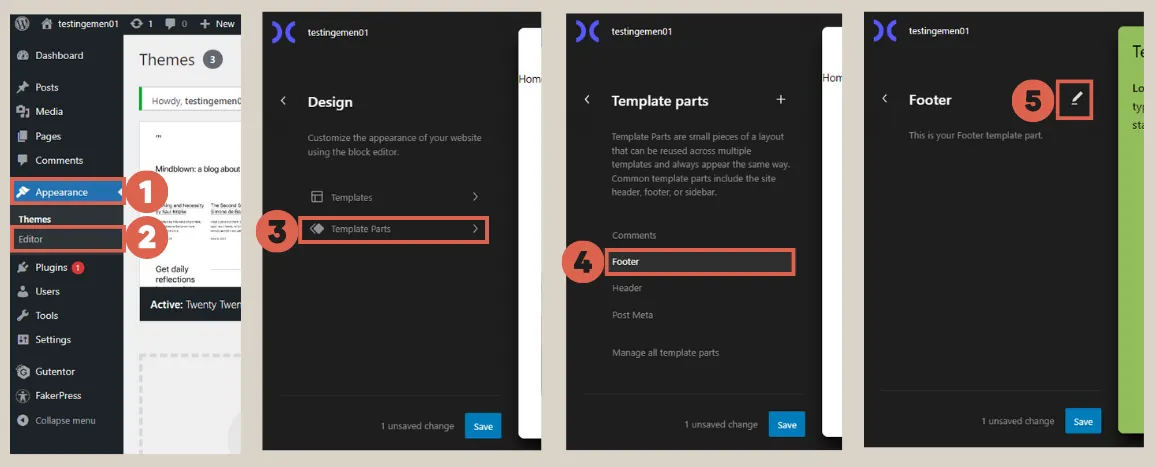 Gutenberg WordPress (Part 9): How to Create Responsive Header & Footer 15 how to create responsive footer