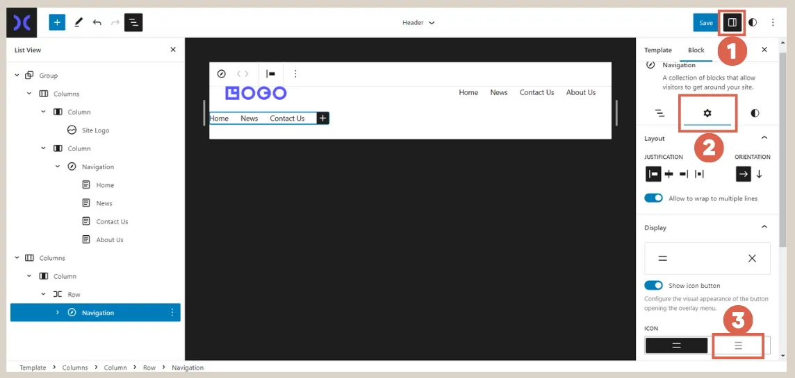 Gutenberg WordPress (Part 9): How to Create Responsive Header & Footer 8 how to create responsive header