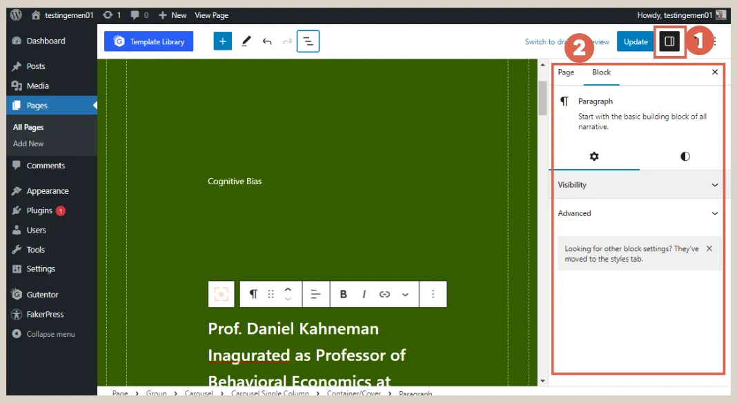 How to Create Homepage in WordPress using Gutenberg 6 How to Create Homepage in WordPress using gutenberg