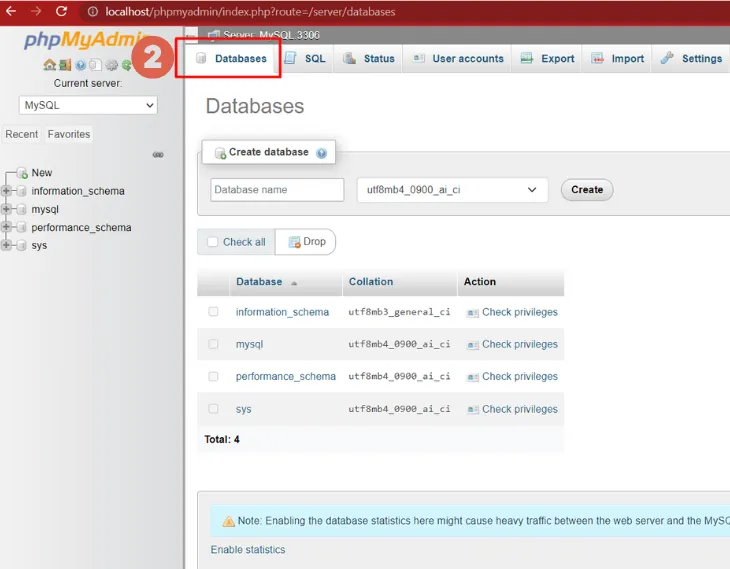 Cara Menginstal WordPress di Windows menggunakan WampServer 16 Cara install wampserver - wamp server localhost phpmyadmin database