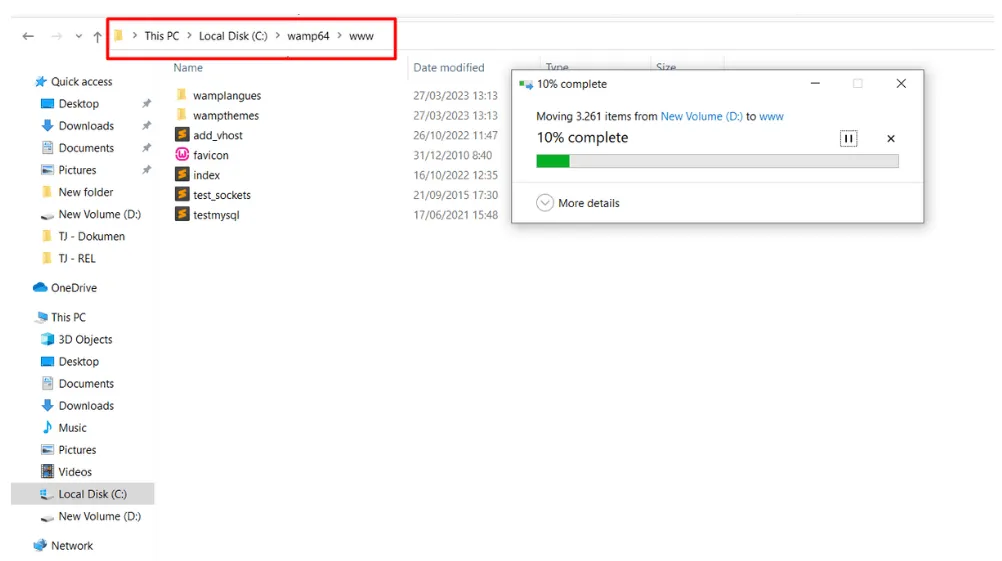 Cara Menginstal WordPress di Windows menggunakan WampServer 20 Cara install wordpress di wampserver - paste pada folder www