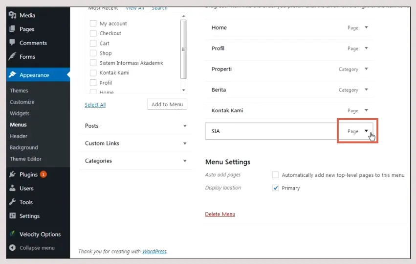 2 Cara Menghapus Menu di WordPress 6 cara hapus menu navigasi di WordPress