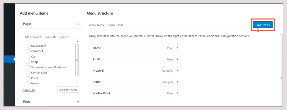 2 Cara Menghapus Menu di WordPress 8 cara hapus menu navigasi di WordPress