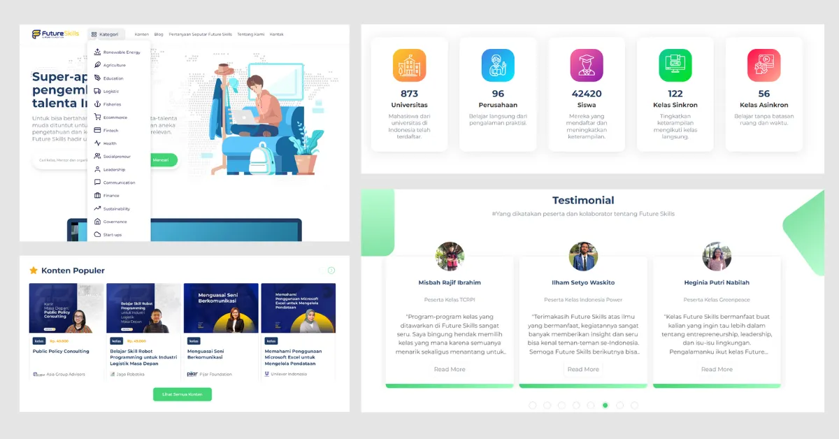 Contoh Desain Web terbaik