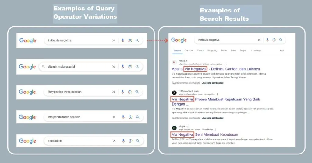 What is Google Dork? Website Developers Must Understand 1 what is Google Dork
