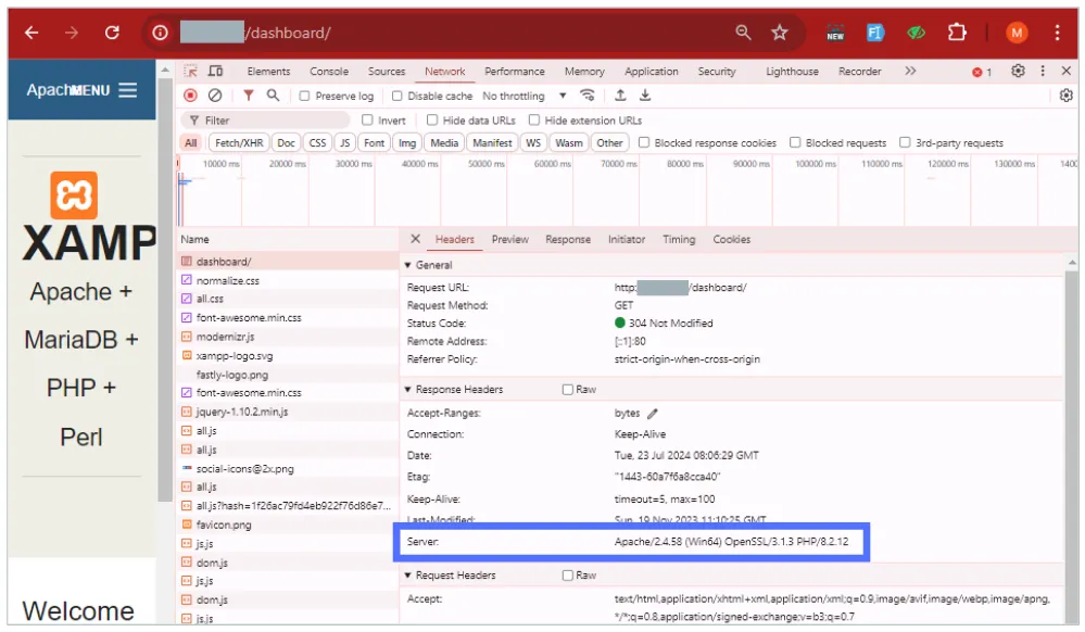 Cara Menyembunyikan Versi Server Apache XAMPP