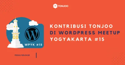 Tonjoo Berkontribusi dalam WordPress Meetup Yogyakarta #15 2024