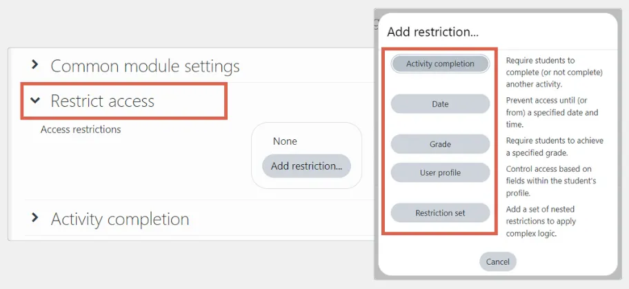 cara membuat ujian online di moodle