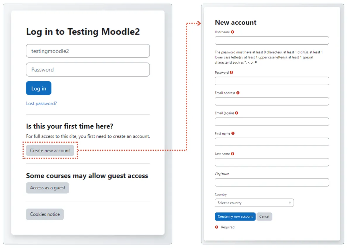 How to Create a Sign-Up Feature in Moodle for Participant Registration 1 Membuat Fitur Sign Up di Moodle untuk Registrasi Peserta