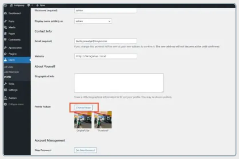 Adding an Author Photo Using the One User Avatar Plugin