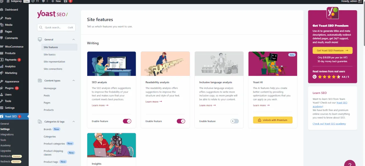 Best WordPress SEO Plugins - Yoast Plus Points