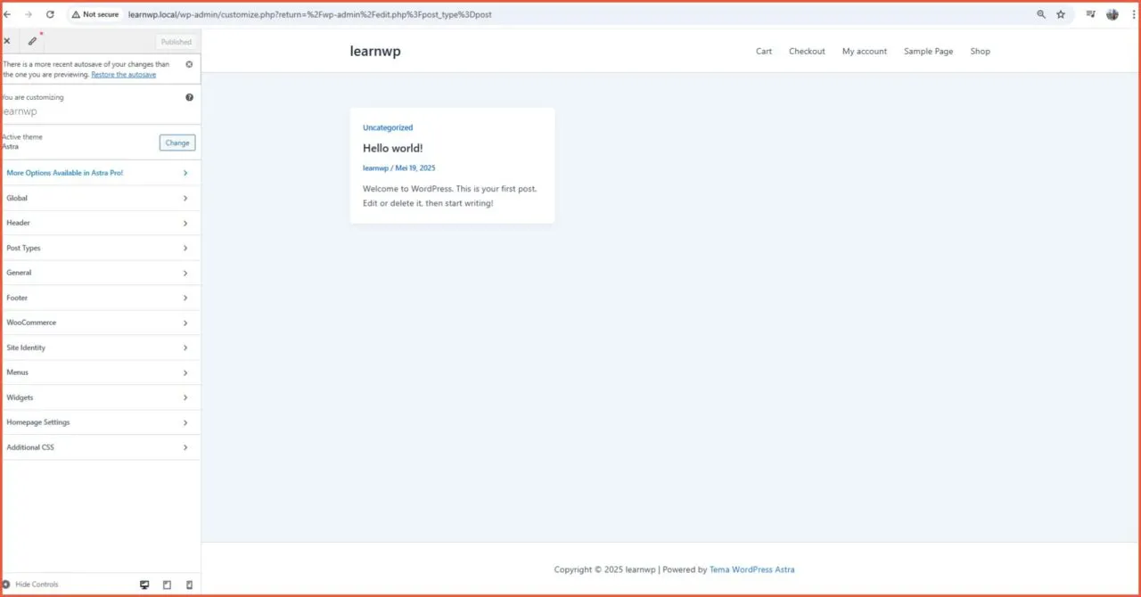 Fitur Astra customisasi tanpa coding