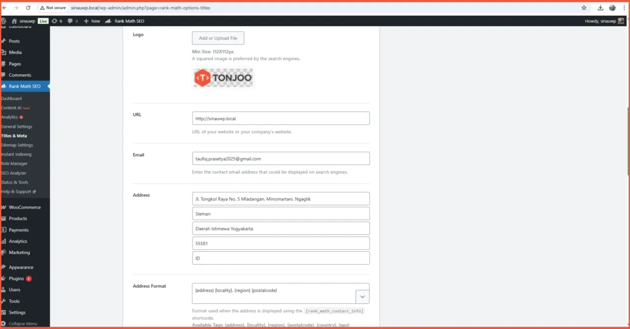 logo to address format