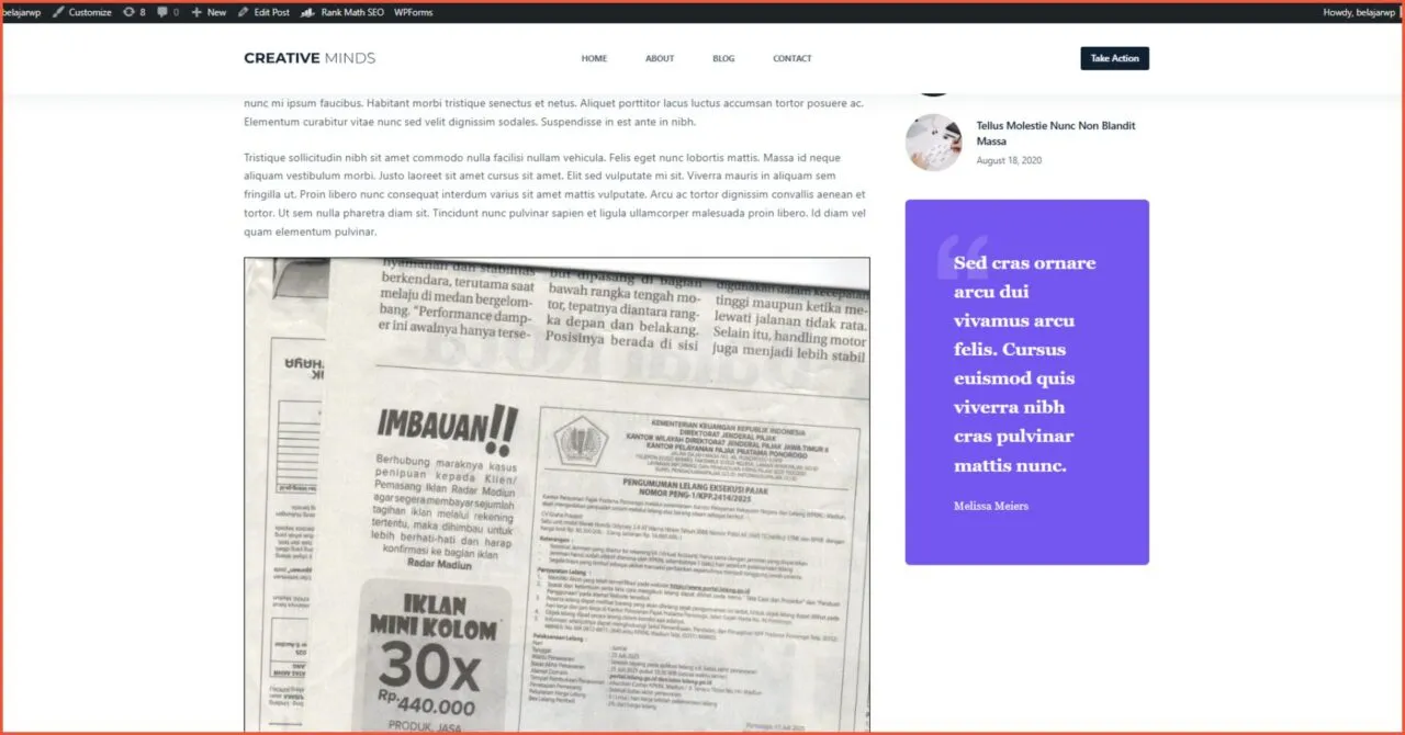 5. Tampilan PDF embedder