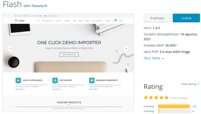 Best Free WordPress Themes - Flash