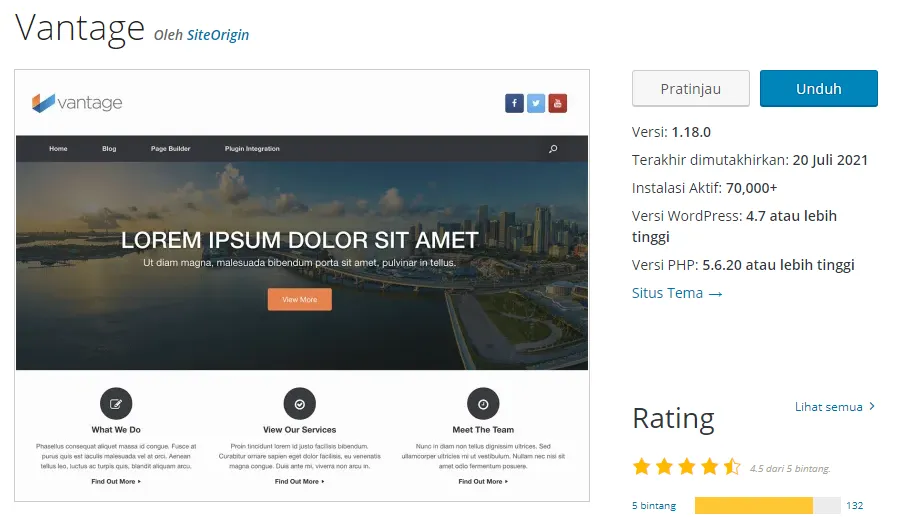 Best Free WordPress Themes - Vintage