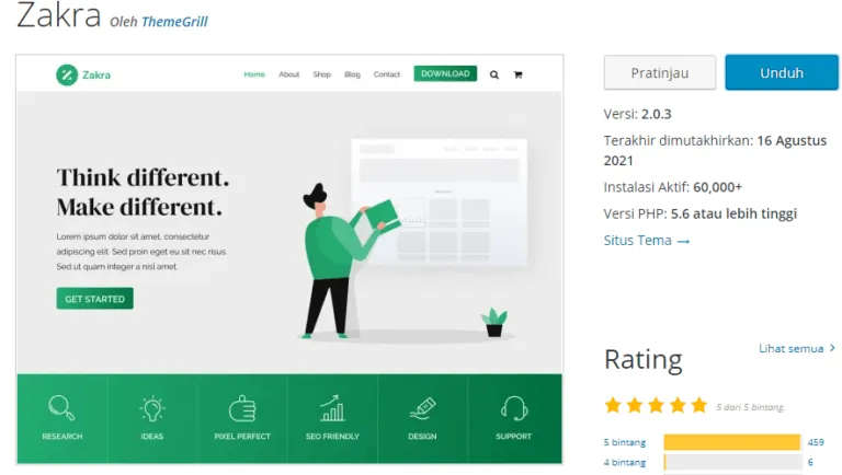 Best Free WordPress Themes - Zakra