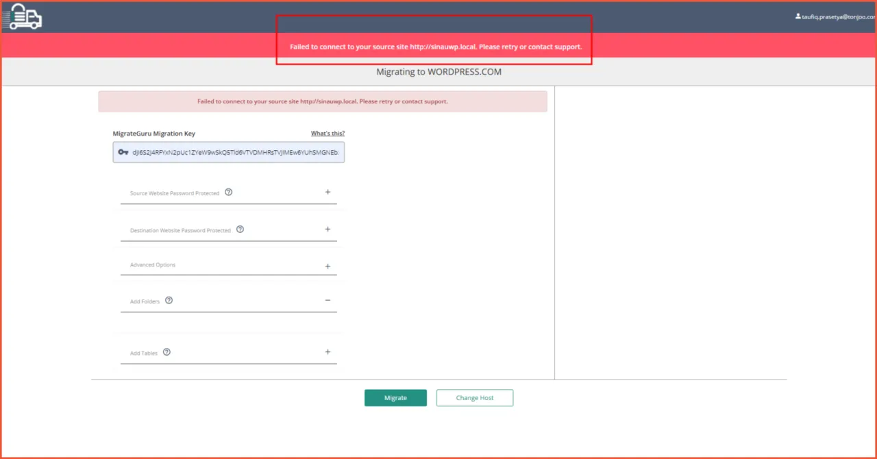 Kekurangan Migrate Guru