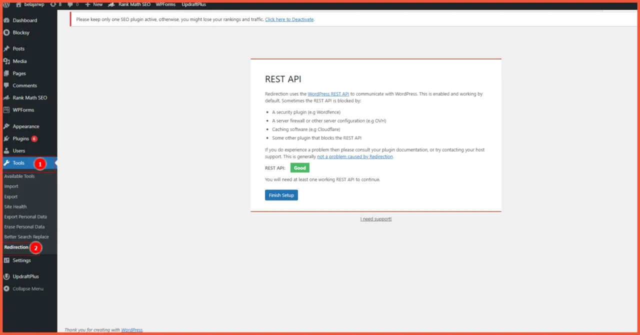 Konfigurasi 301 redirects