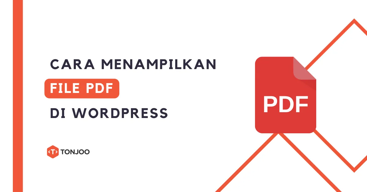 Cara Menampilkan File PDF di WordPress