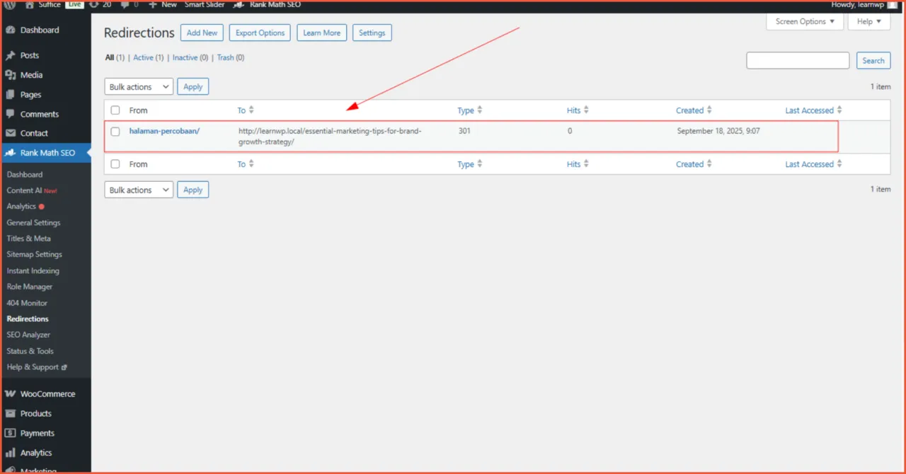 How to Redirect a URL in WordPress to Another URL -7