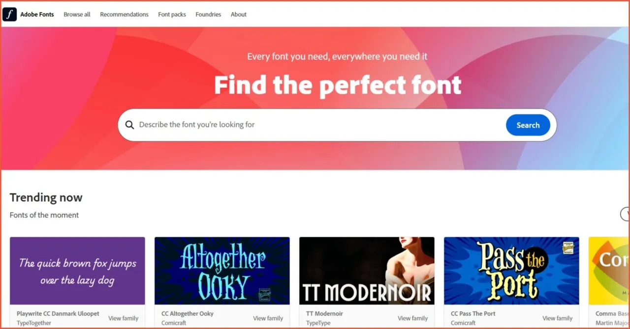 9 Web Design Resources Terbaik 2025 Gratis dan Berbayar 9 Adobe Fonts