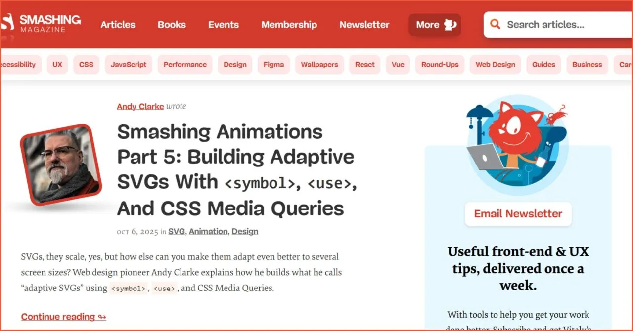 9 Web Design Resources Terbaik 2025 Gratis dan Berbayar 7 Smashing Magazine