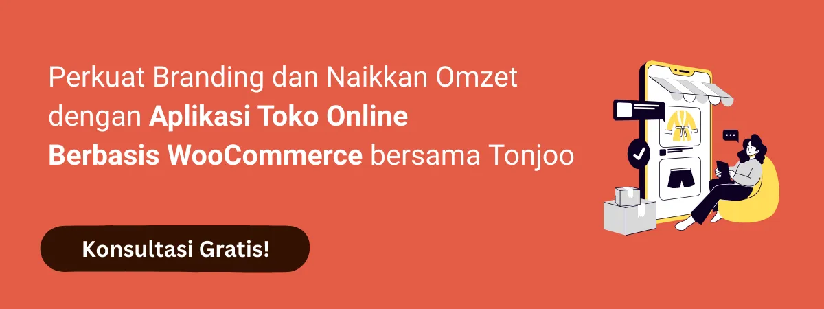 CTA aplikasi toko online woocommerce