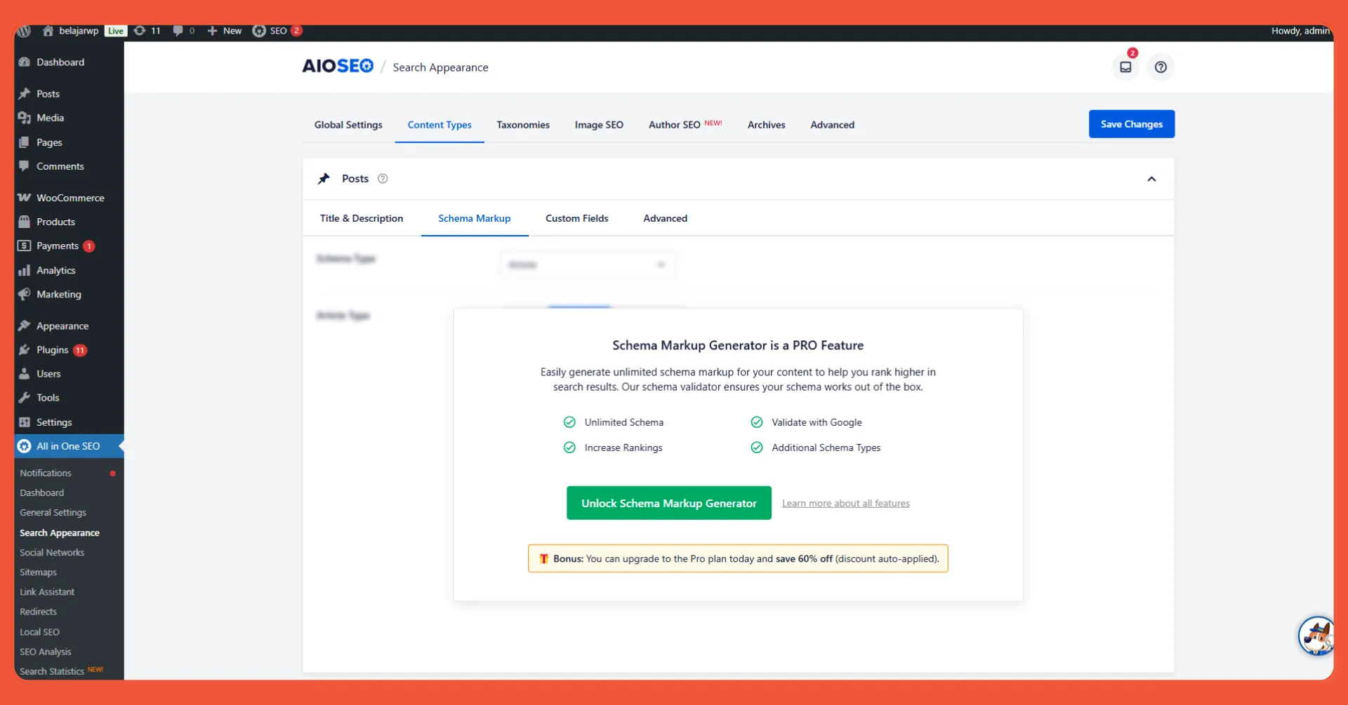 Kekurangan plugin AIOSEO