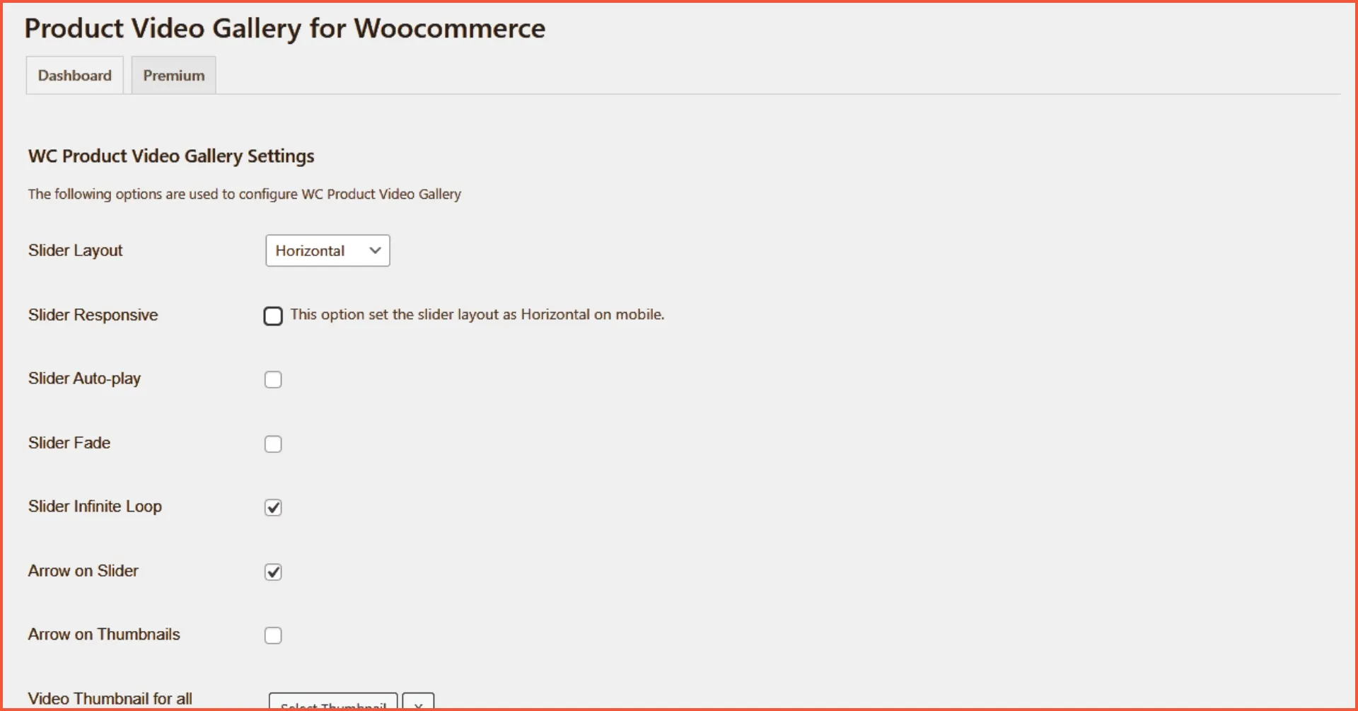 2. Setting Product Video Gallery for WooCommerce