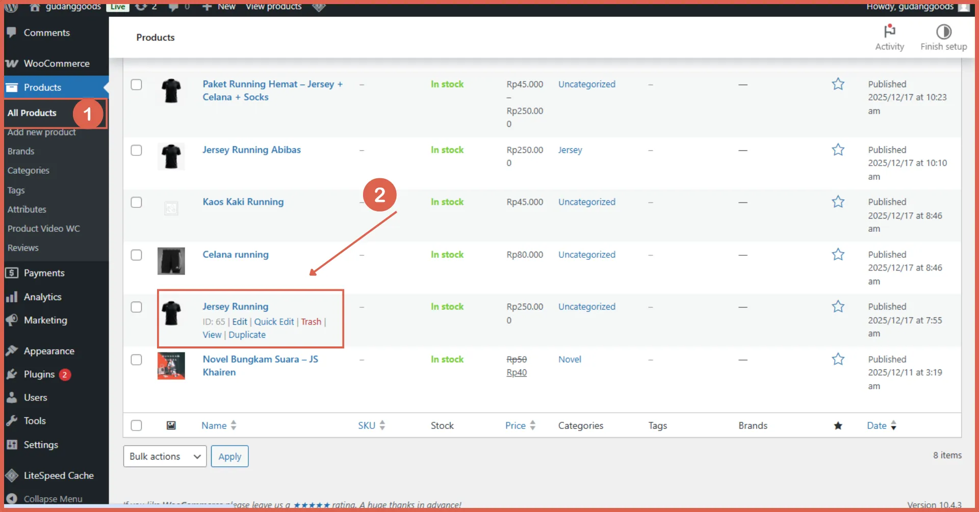Cara Mengatur Stok Produk di WooCommerce