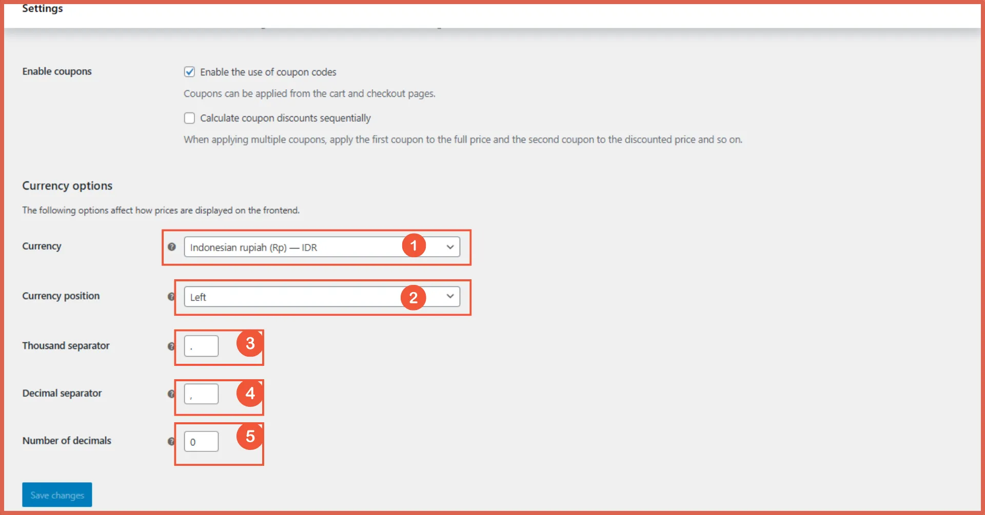 Cara Mengganti Mata Uang di WooCommerce 2 10