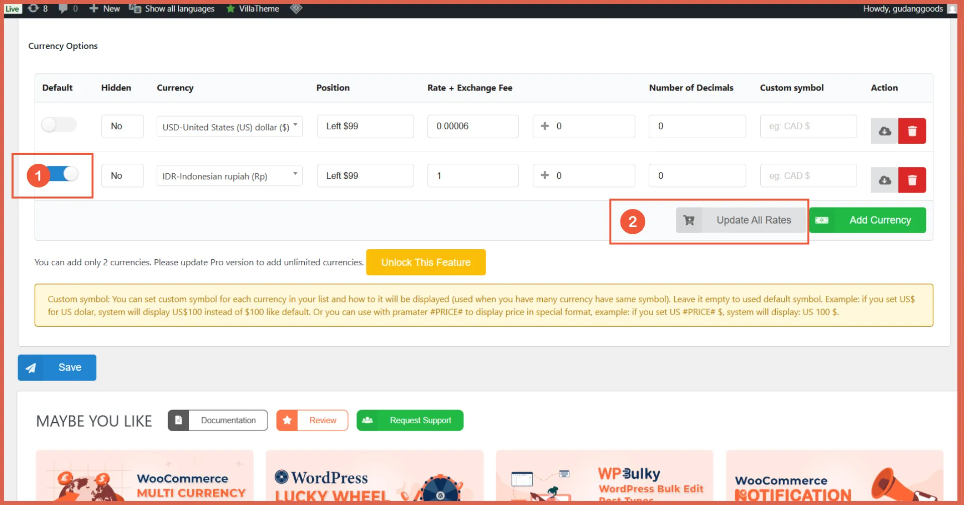 Cara Mengganti Mata Uang di WooCommerce 5 14
