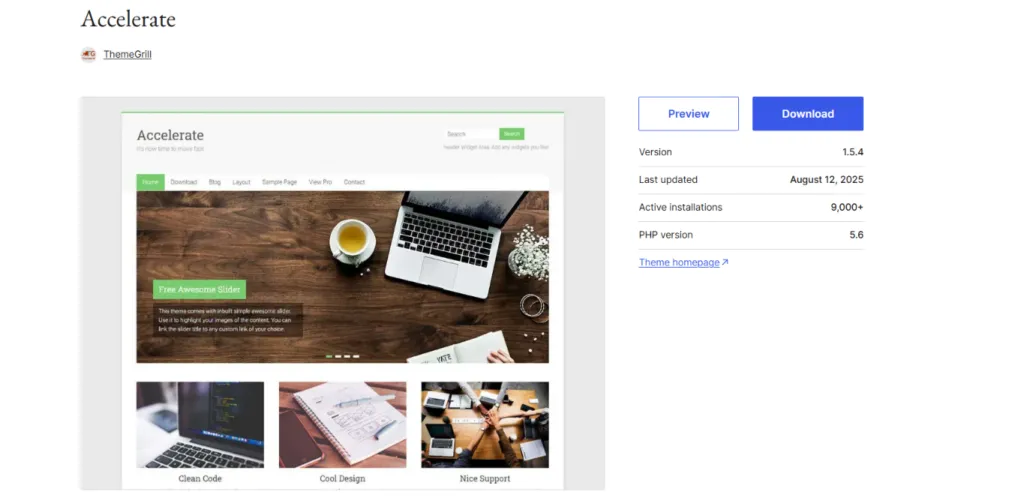 33 Best Free WordPress Themes in 2026 for Business 10 Best Free WordPress Themes Accelerate