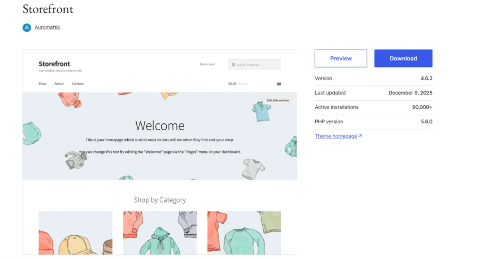 33 Tema WordPress Gratis & Terbaik di Tahun 2026 12 Tema WordPress gratis terbaik Storefront