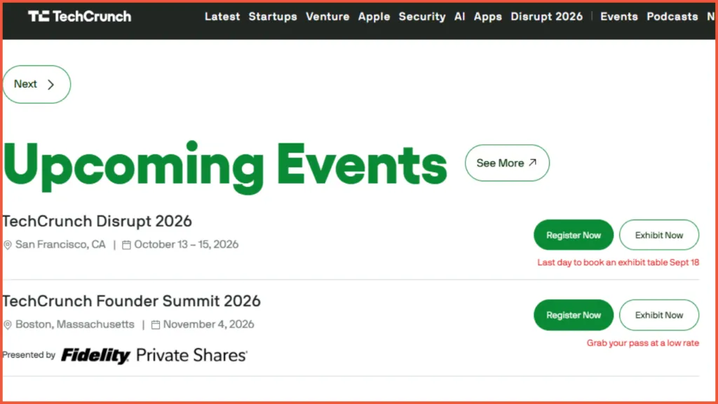 upcoming events techcrunch 1