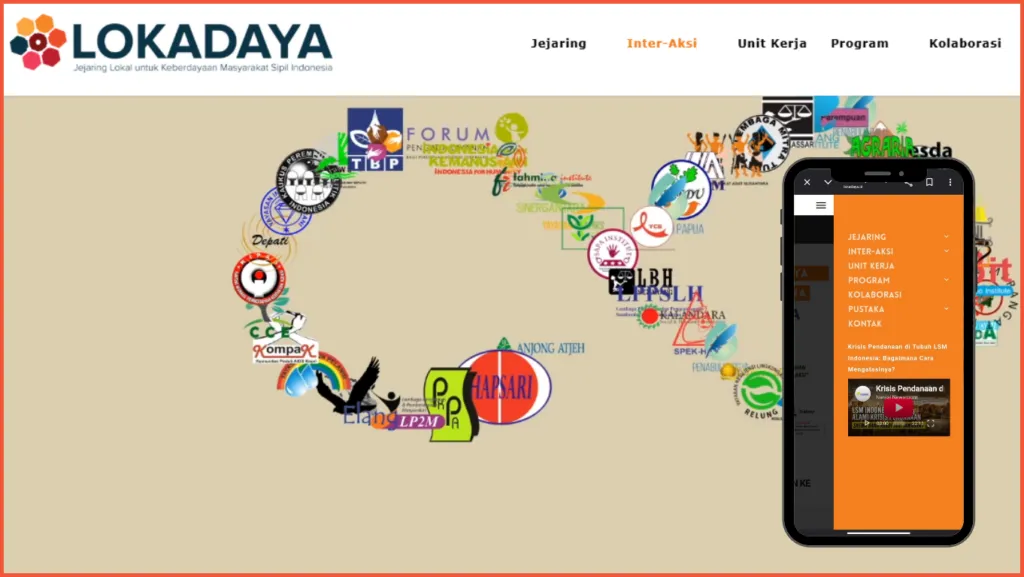 Organization Website Examples to Inspire Your Next Project 6 website lokadaya