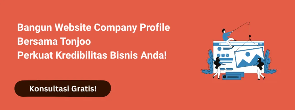 banner CTA website company profile tonjoo