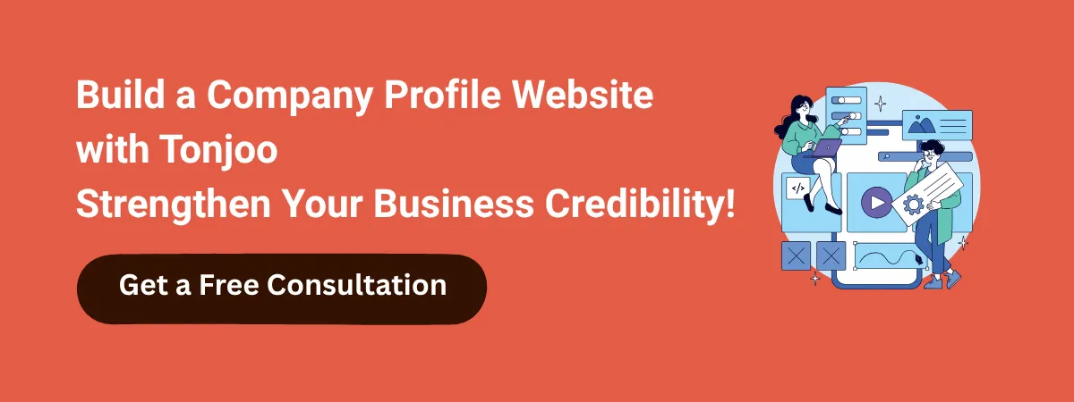 cta banner of company profile website services