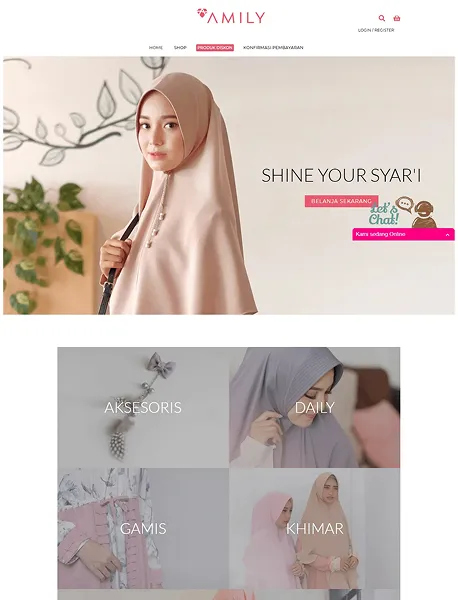 Amily Hijab Menjawab Kebutuhan Konsumen lewat Ecommerce 3in1