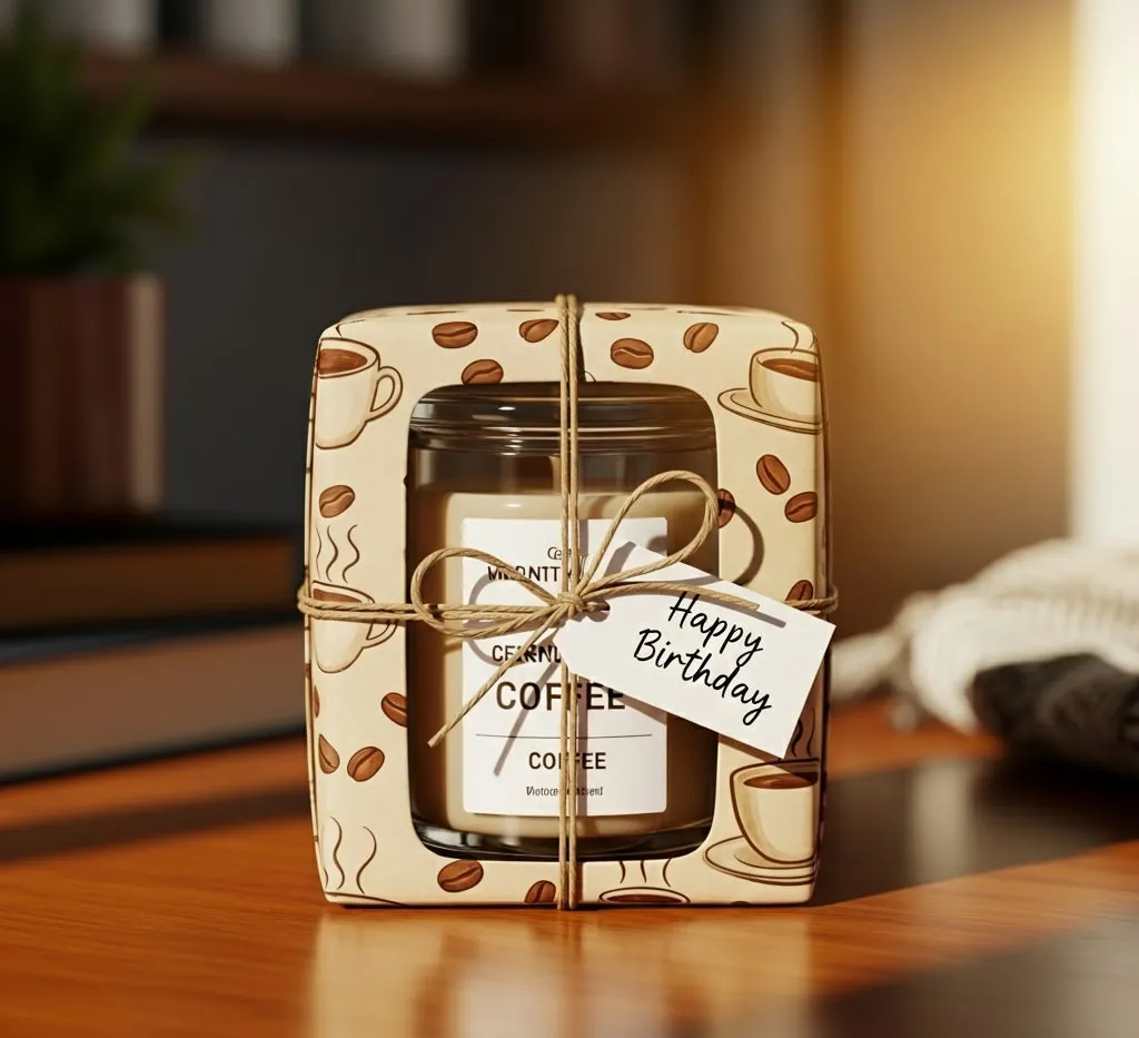 7 Ide Kado Ulang Tahun untuk Teman Pencinta Kopi 5 Scented Candle Aroma Kopi