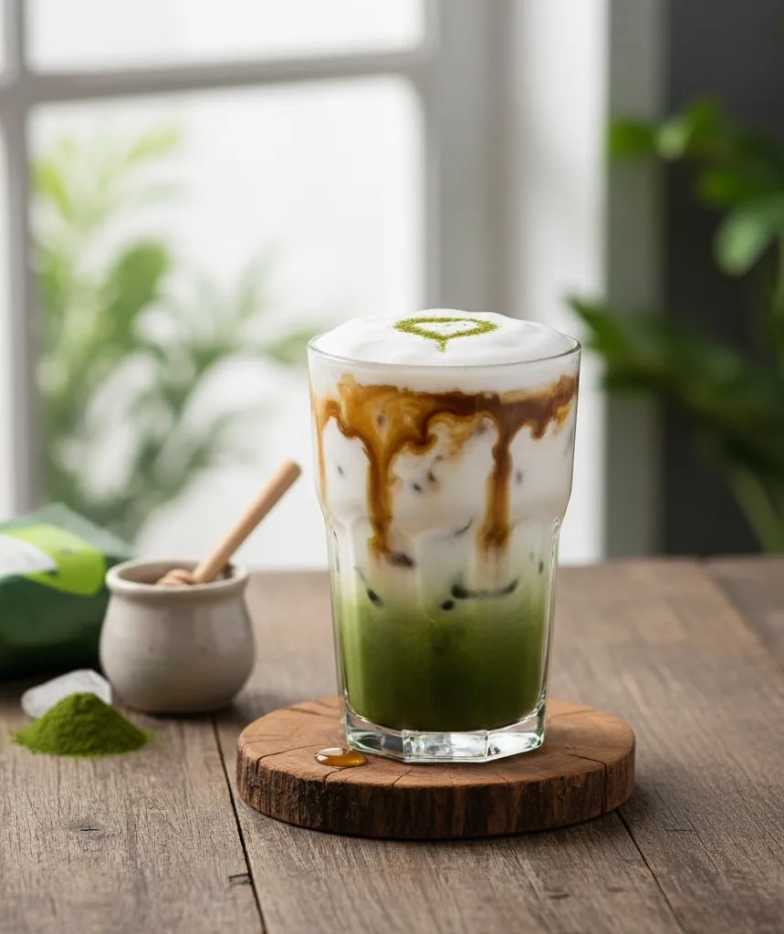 7 Resep Kopi Kekinian, Simpel dan Enak Ala Cafe 2 resep kopi kekinian dirty matcha